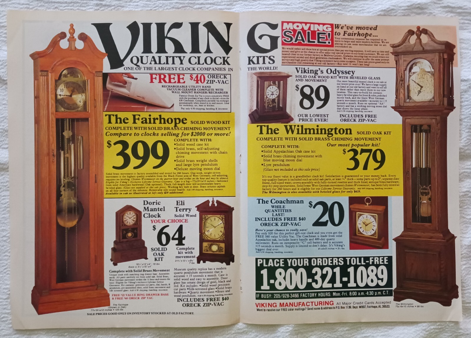 Viking Quality Clock Kits Fairhope AL & Northern Hydraulic Burnsville MN Ads