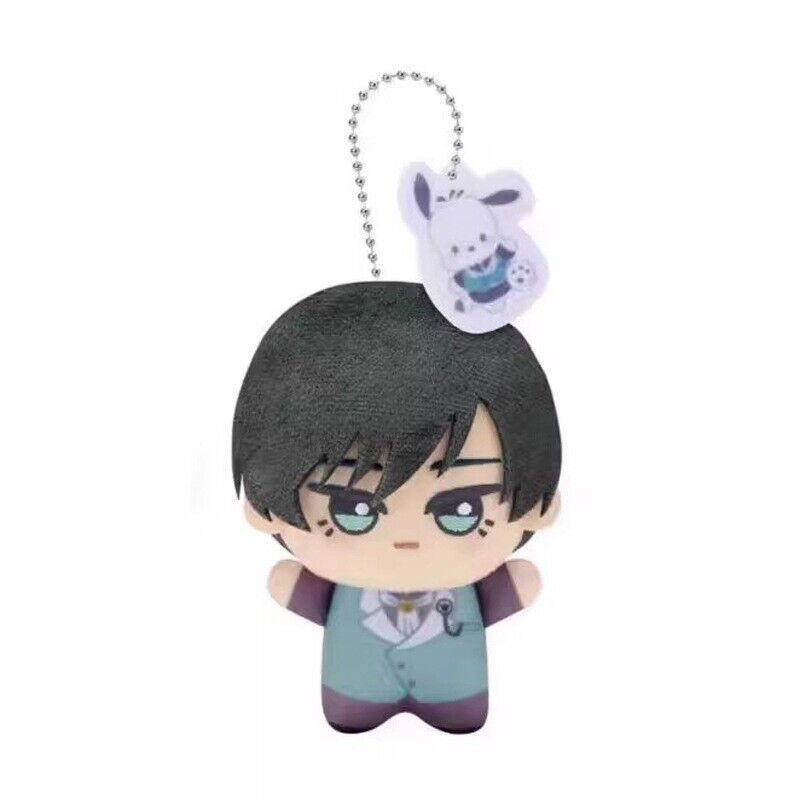 10CM Blue Lock Rin Itoshi Plush Doll Hanging Pendant Plushie Keychain