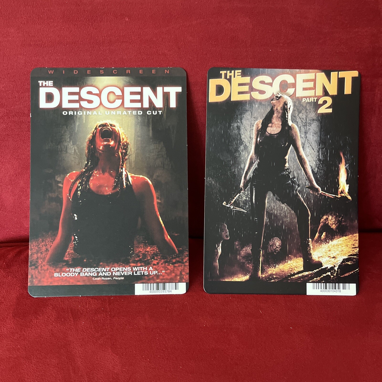 Blockbuster Movie Backer Card Mini Poster Art 5.5” x 8” The Descent Lot Horror