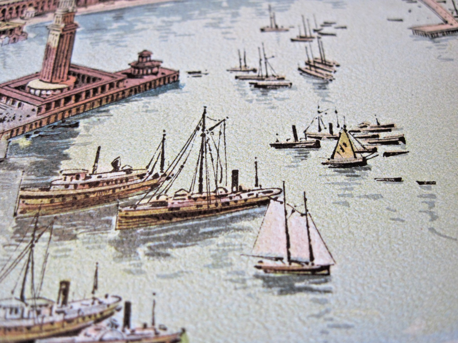 1893 Columbia Expo Clark’s Spool Cotton Trading Card Grounds & Buildings