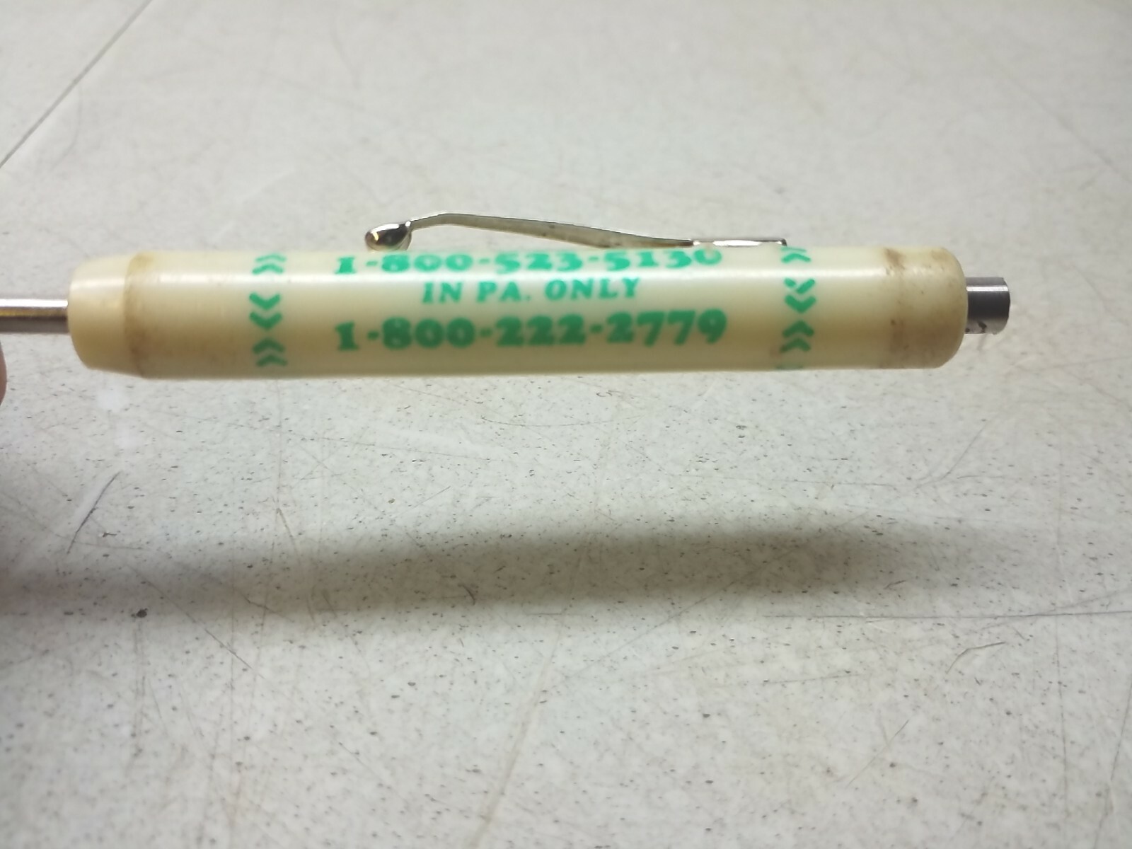 Thunder Bolt Creed Co Pocket Phillips Screwdriver Pennsylvania Advertising USA