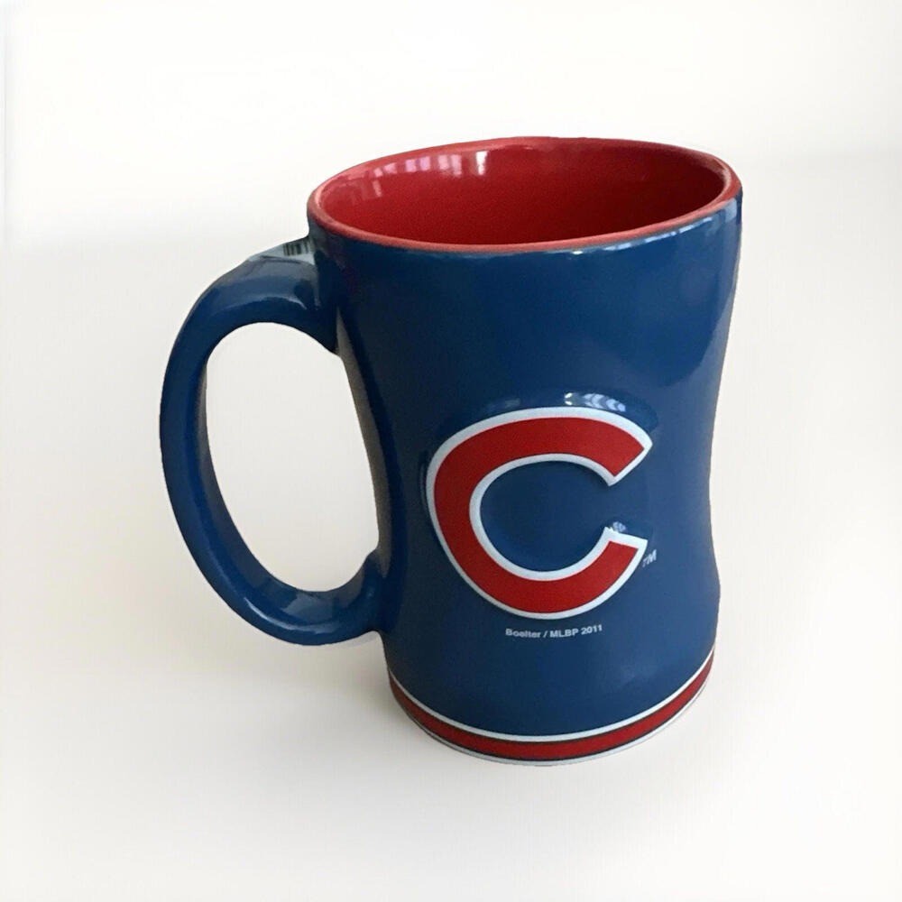 Blue/Red/White Chicago Cubs MLB COFFEE/TEA Mug/Cup Boelter Brand 2011 New