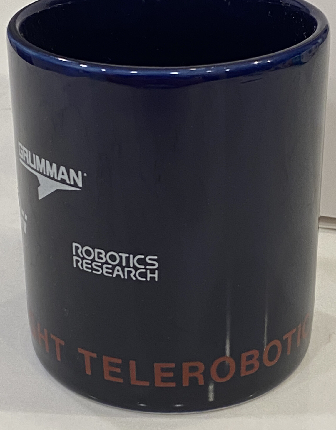 Vintage Ceramic Northrup Grumman Logo Flight Telerobotic Servicer Coffee Mug