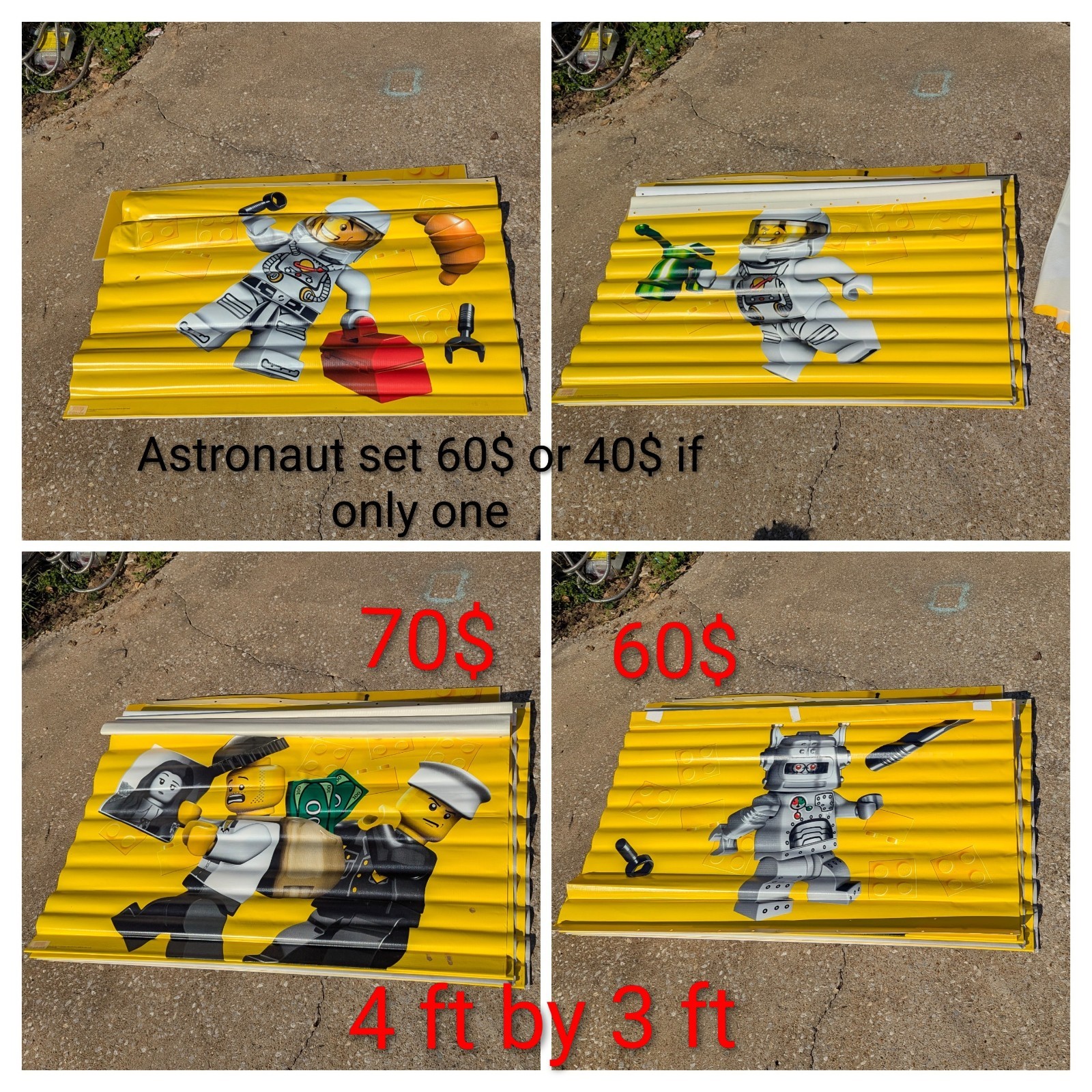 Lego Toys R Us Store Display Posters 4ft By 3ft