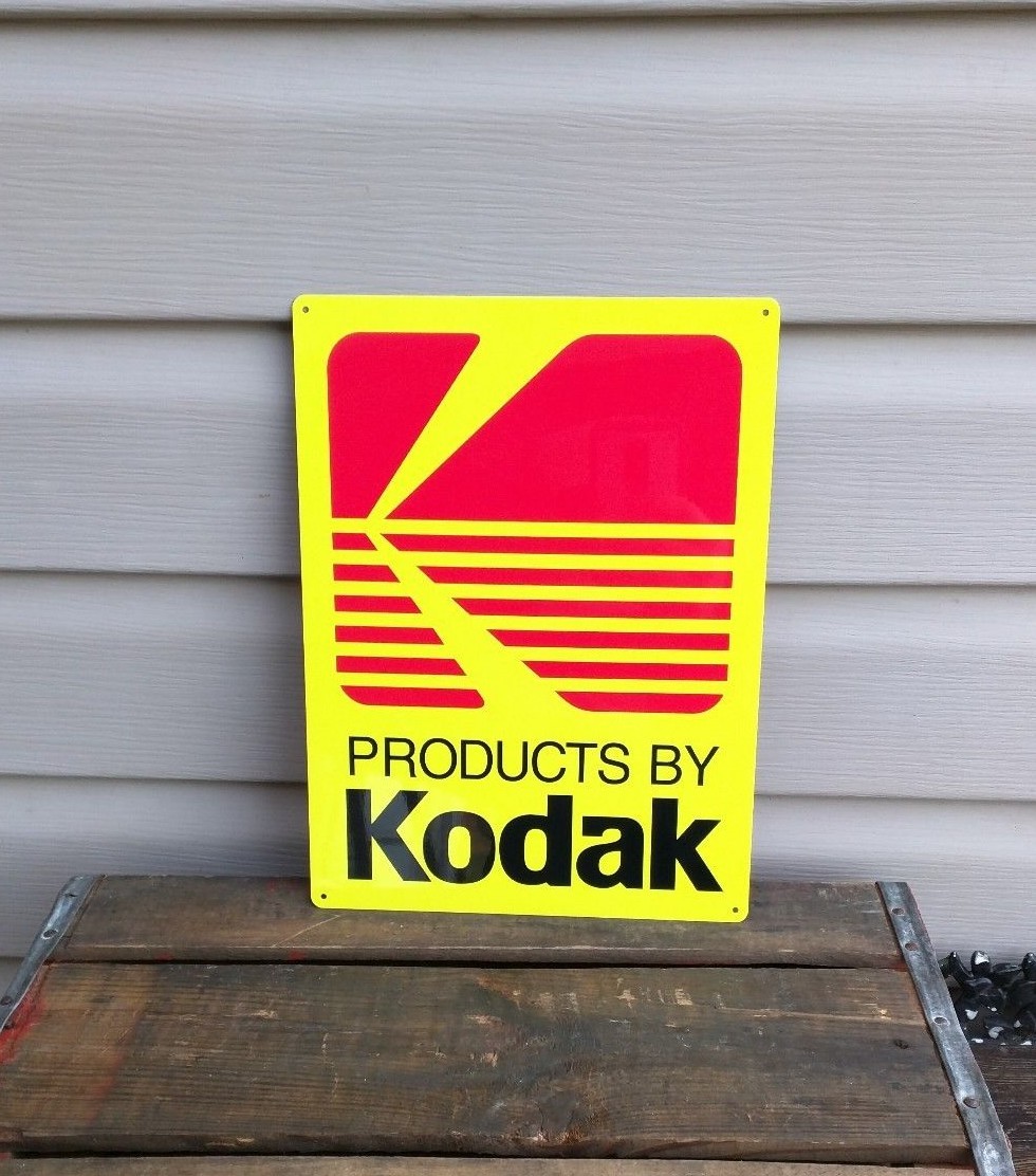 Kodak Camera 9 X 12 metal sign photography advertising 50140