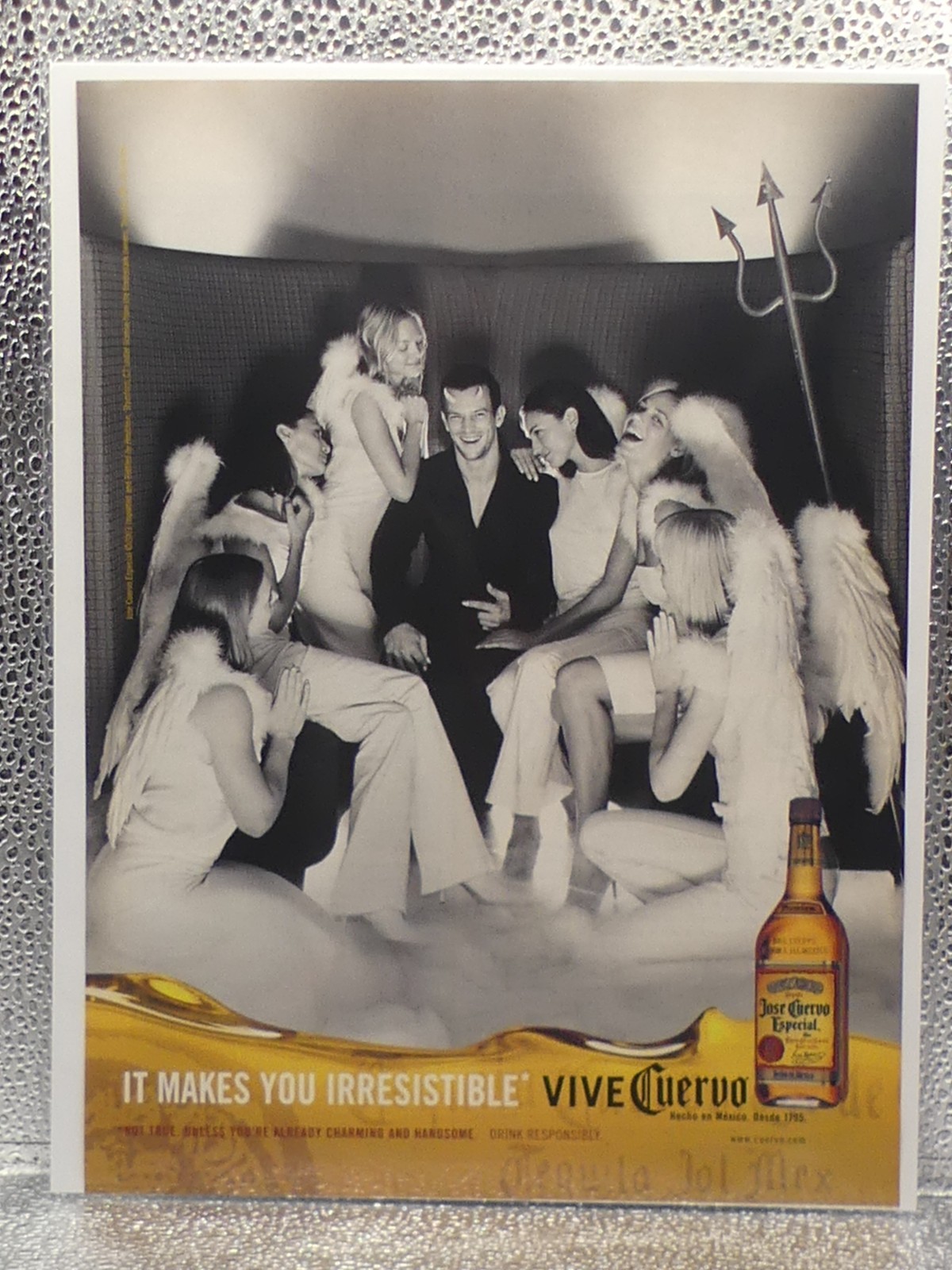 Vintage Jose Cuervo Especial Paper Magazine 2003 Print Advertising Full Page Ad