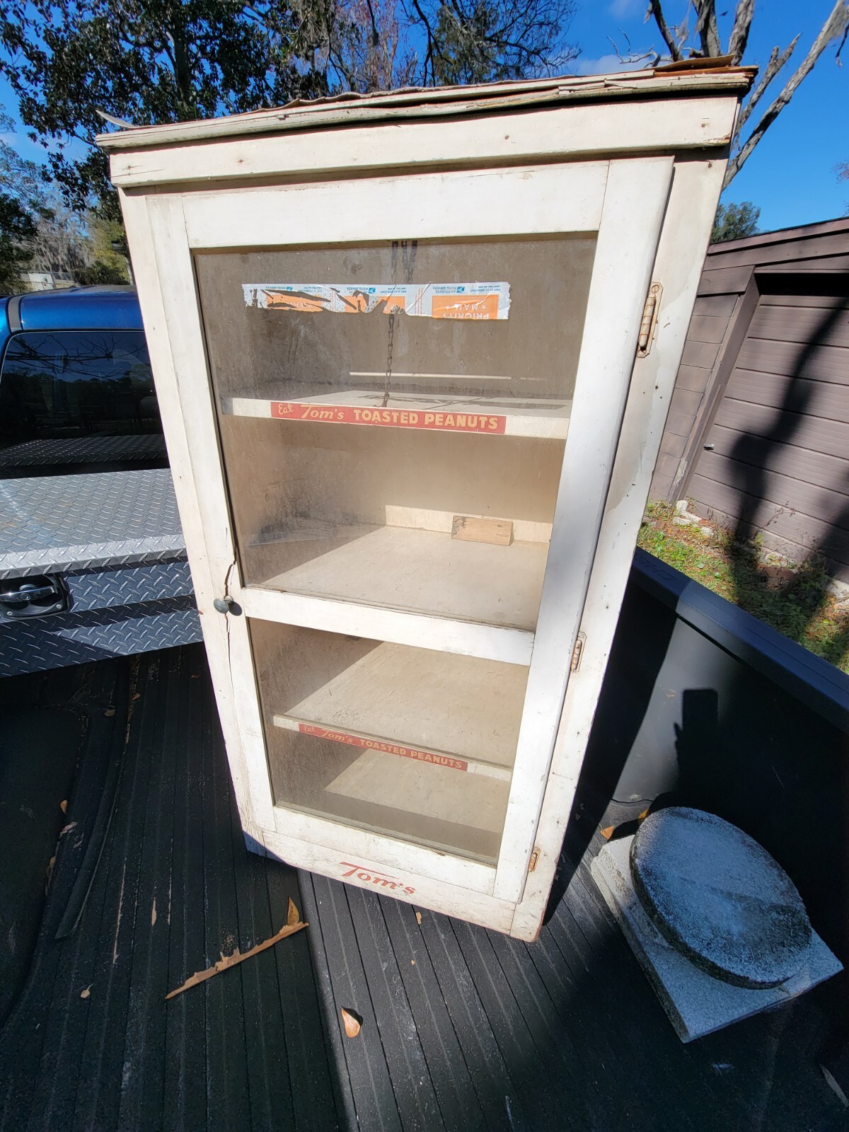 Vintage Tom’s Peanuts Store Display Case Advertising
