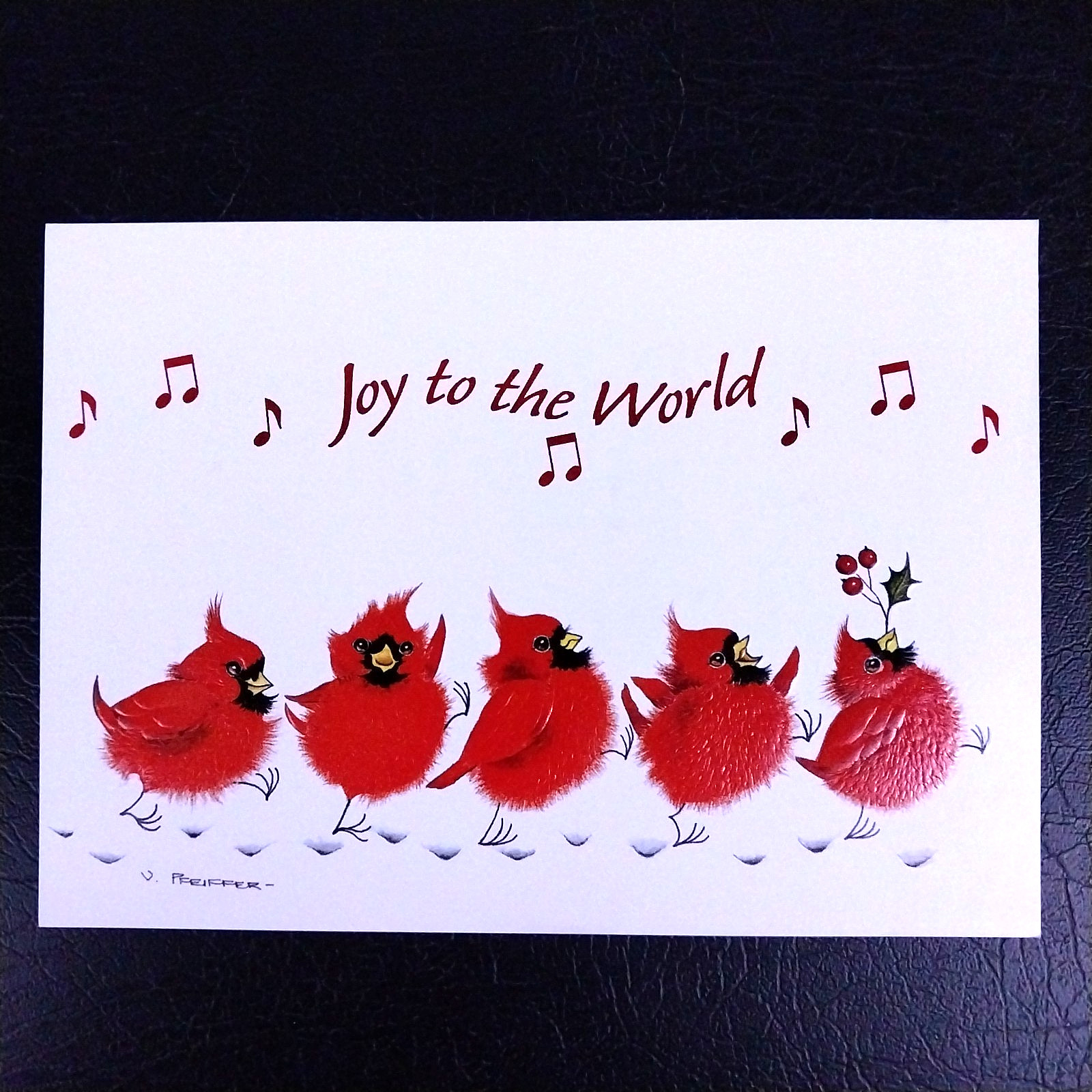 National Geographic Christmas Card Sample Advertisement – Cardinal Joy 9131