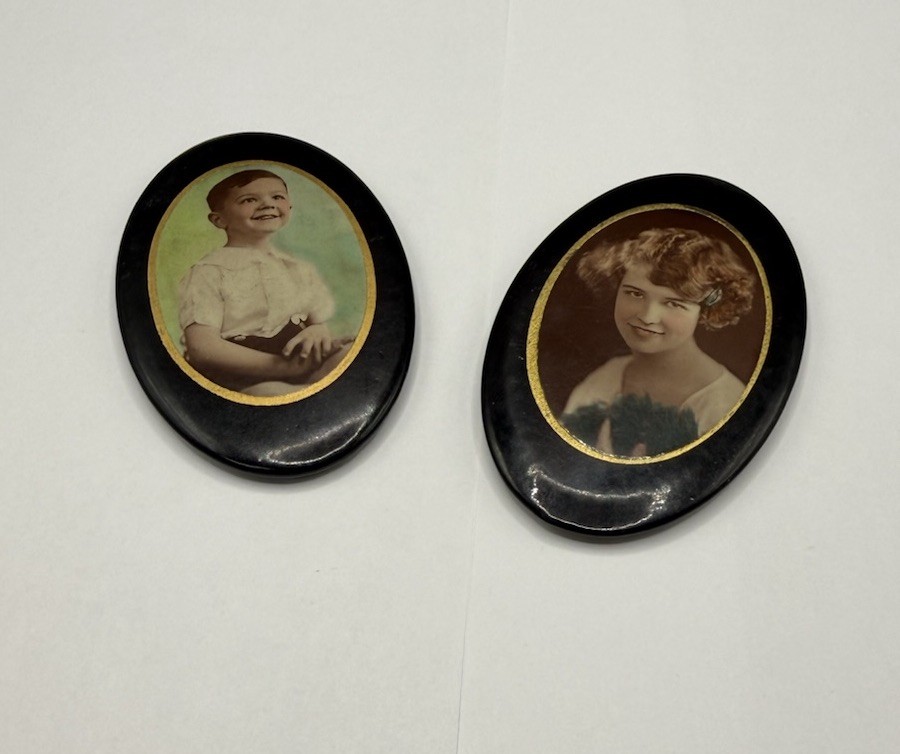 Vintage Pocket Mirrors 3″x2″ With Real Photo Front Womens Vintage Accessories