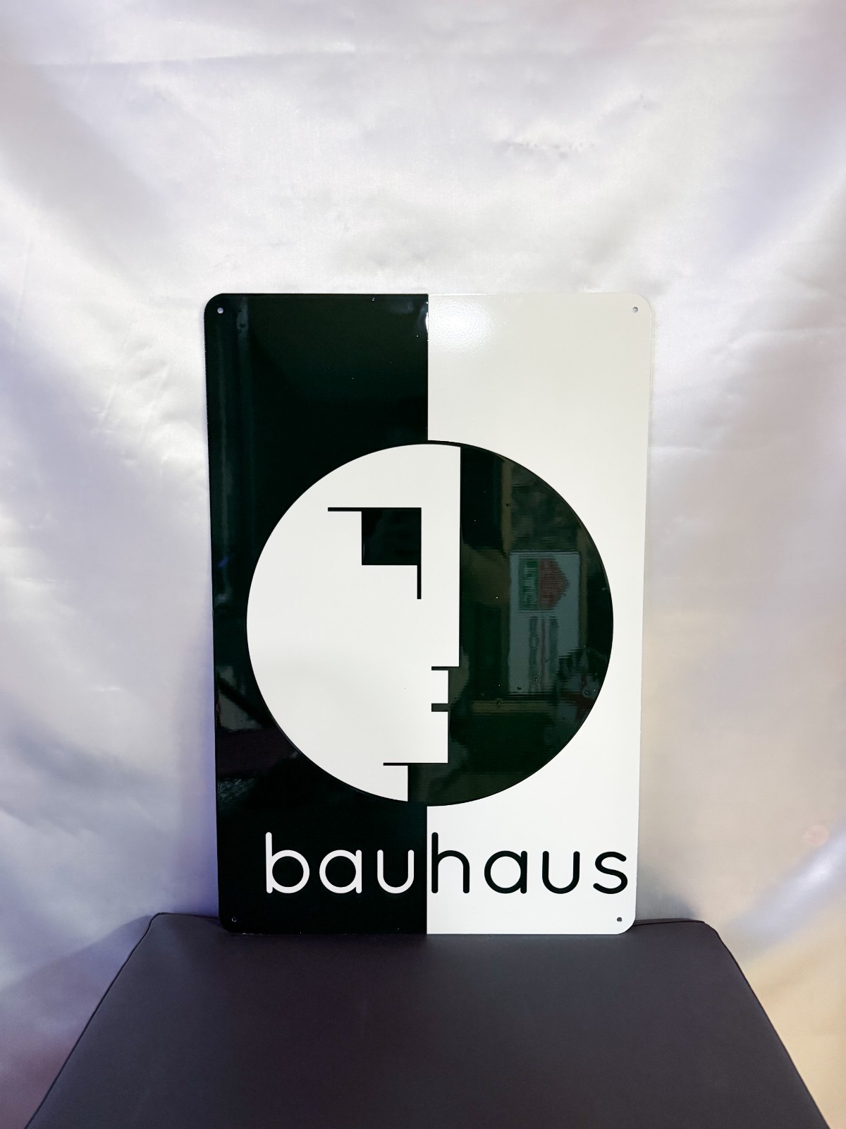Bauhaus – Minimalist Modern Art Metal Sign – 60 × 40 cm (23.6” × 15.7”)