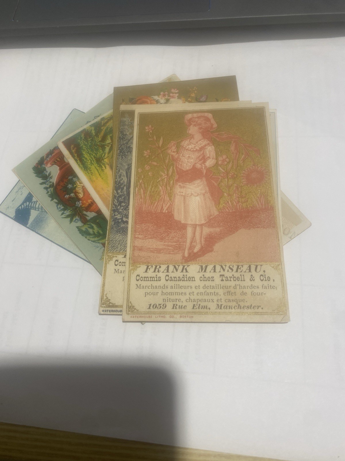 Lot of (9) Vintage Assorted Trade Cards Lot 3