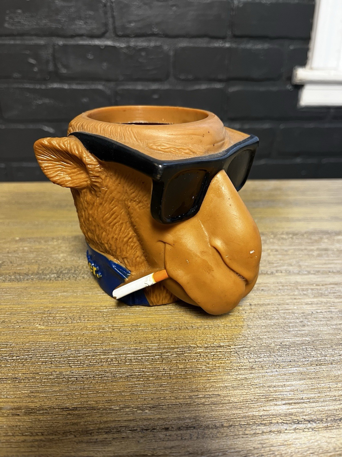 Vtg 1991 Joe Cool Camel Coozie Cup Can Beer Soda Holder Cigarette Barware