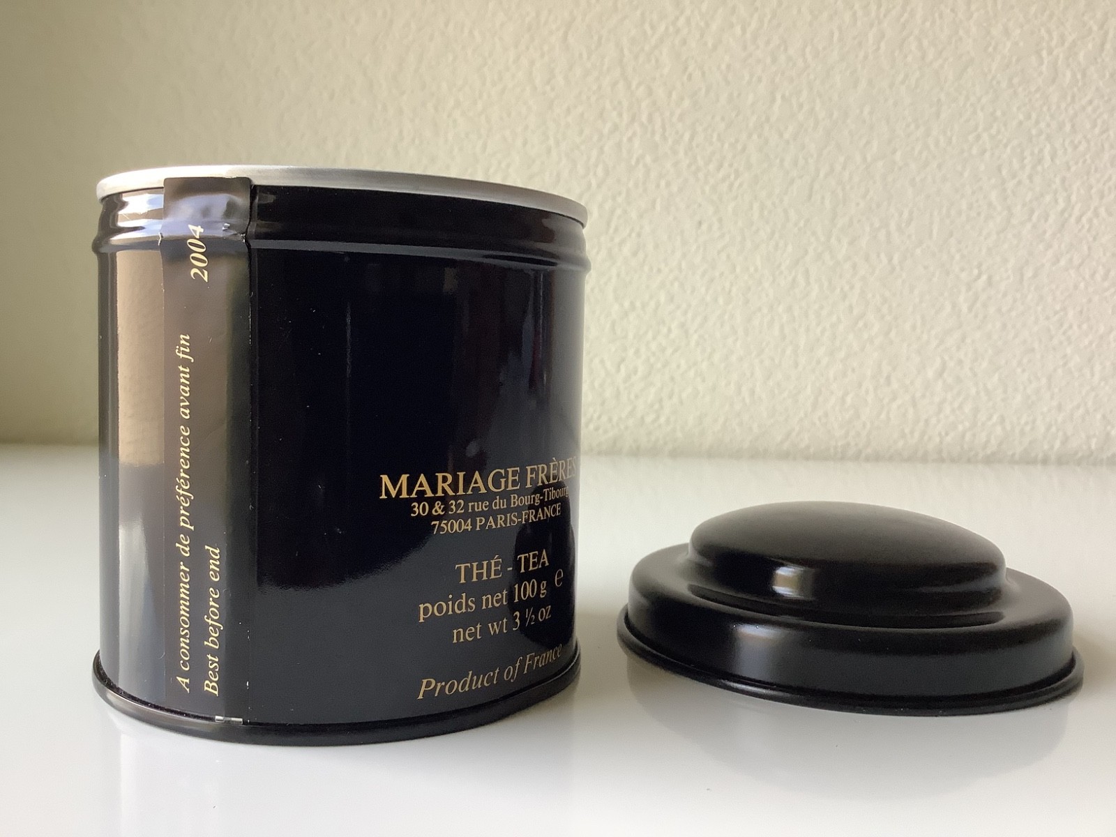 Mariage Freres Darjeeling Master Tea Tin France 2004 Empty