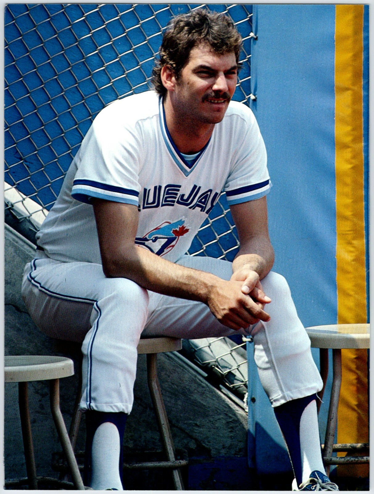 JIM CLANCY TORONTO BLUE JAYS 8.25″X11″ Magazine Page 1983 1980’s M122