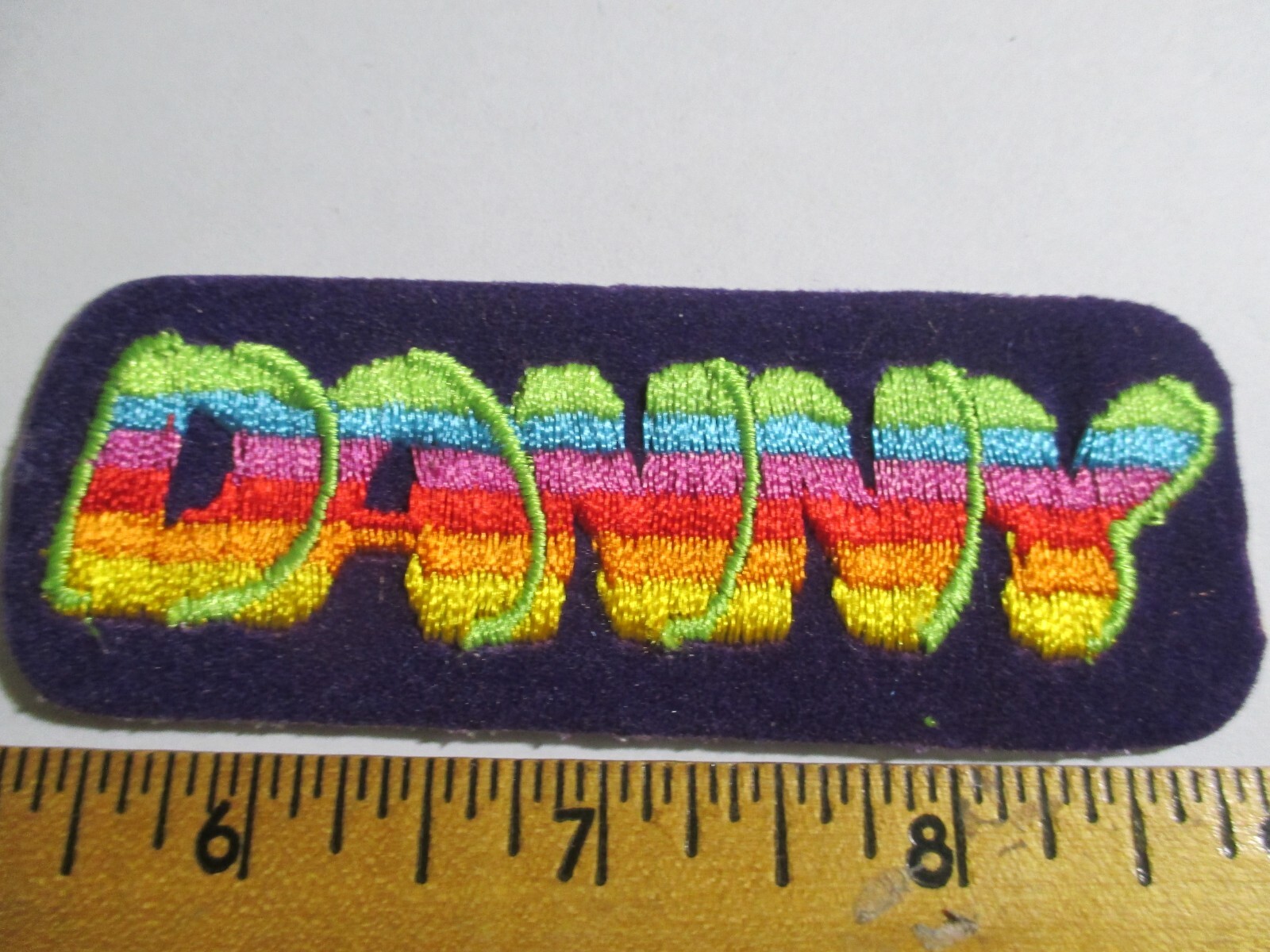 Name Patch Danny Patch Vintage NOS Grateful Dead Groovy Name Tag Sticker Label
