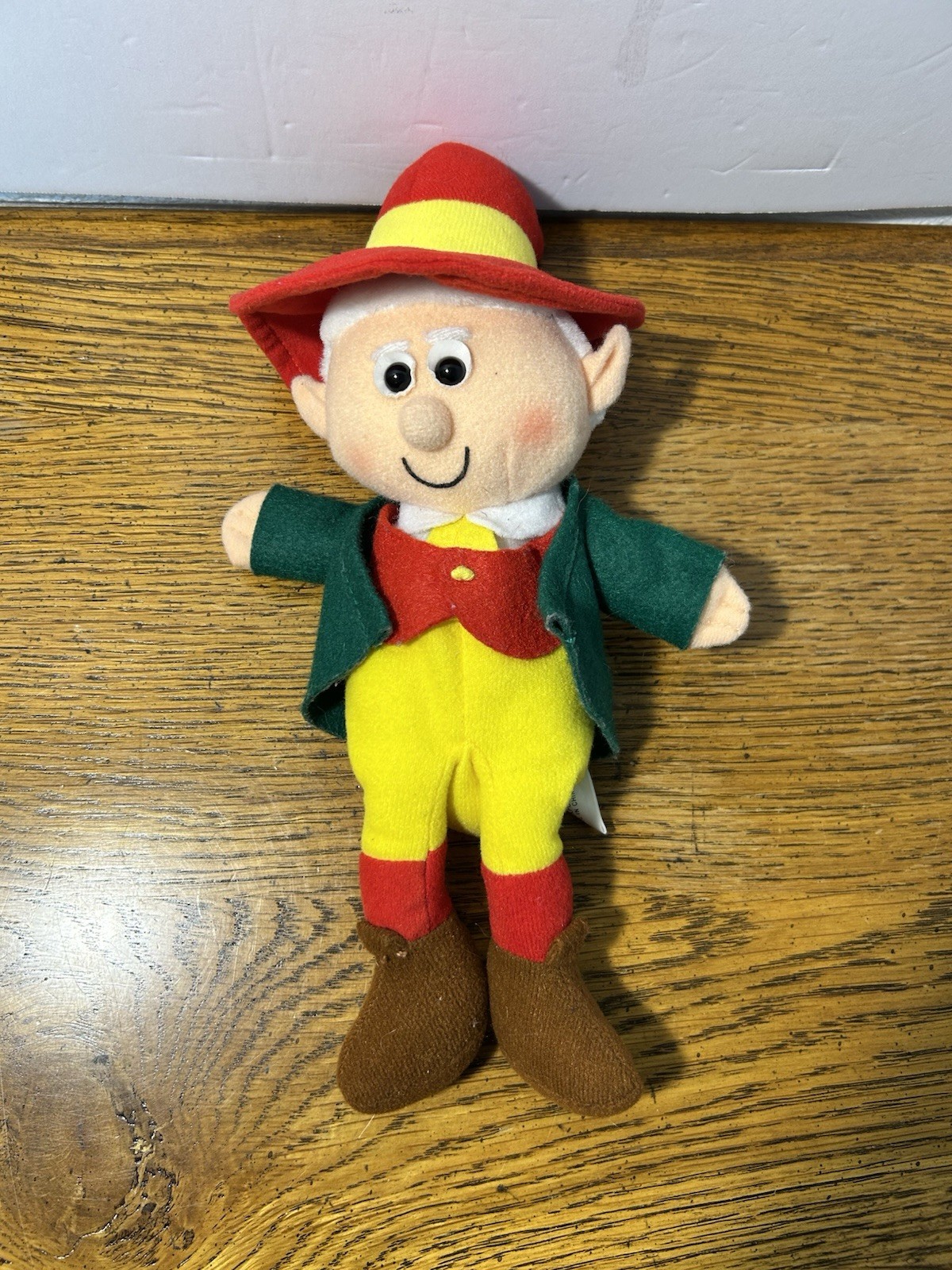 Vintage 1997 Ernie Keebler Elf 11” Bean Bag Plush Doll Cookie Advertising Mascot