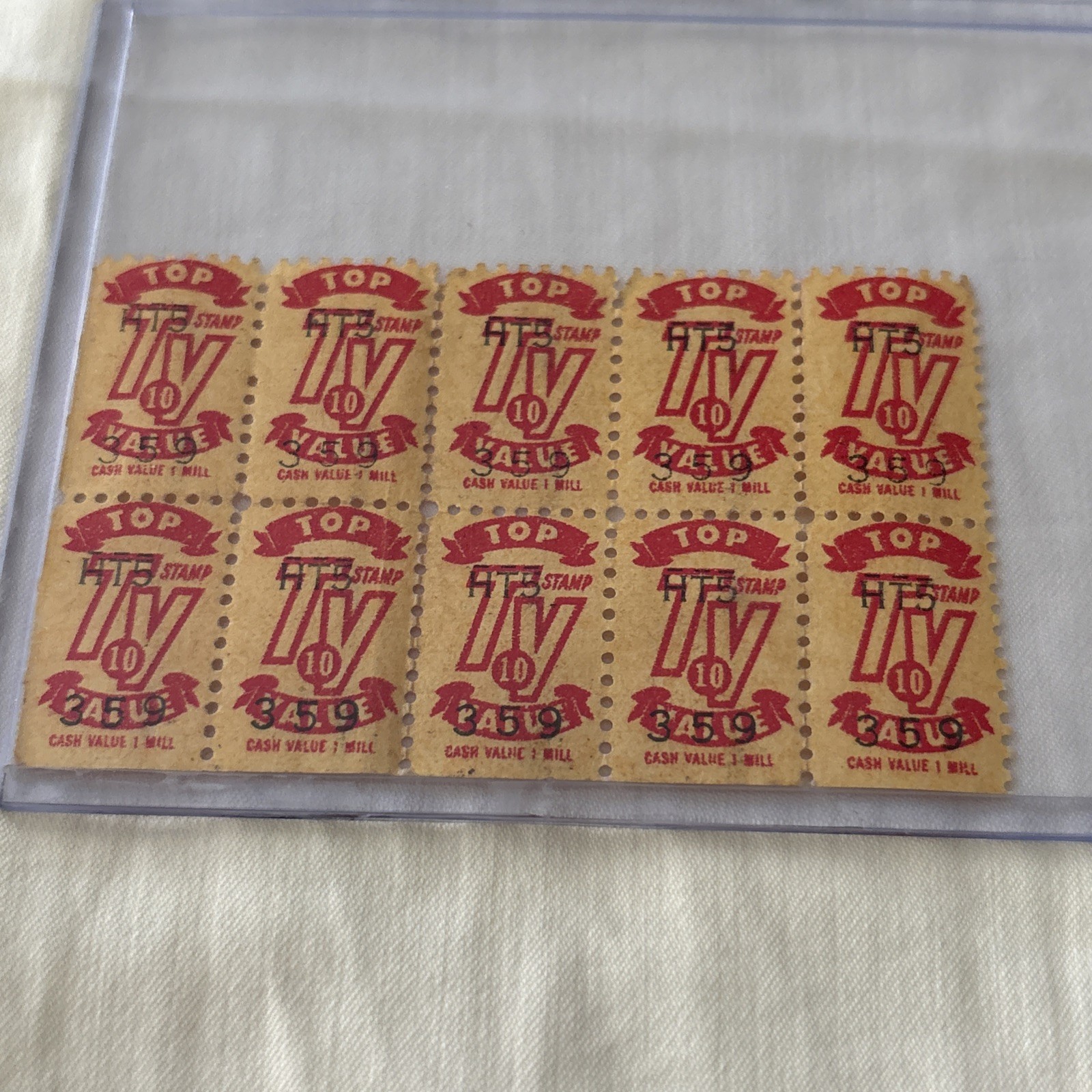 Lot of Vintage True Value Trading Stamps Singles & Tens