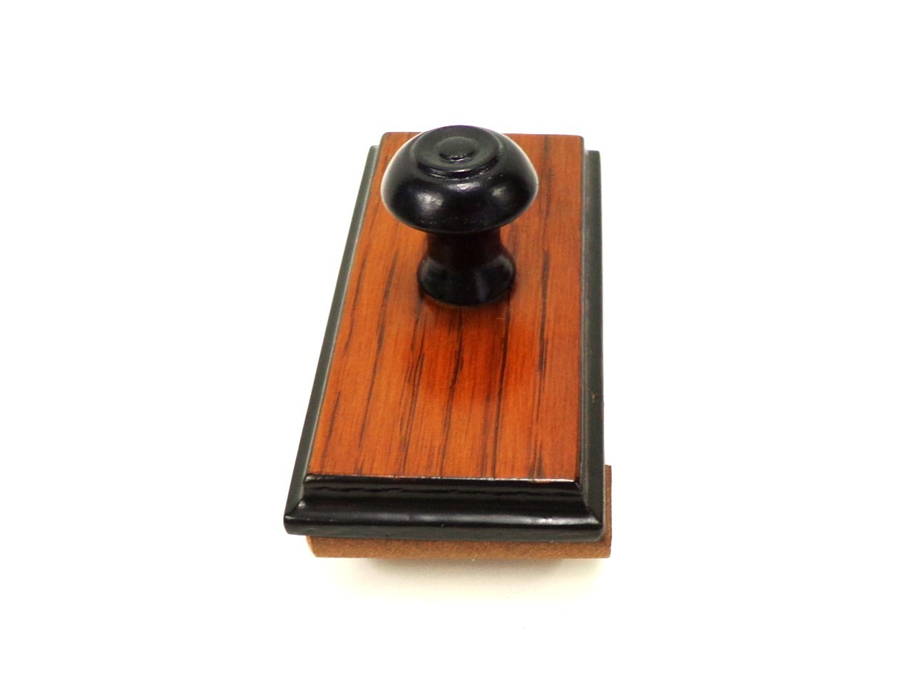 Ebonized Solid OAK Ink Rocker Blotter Copy 1890’s Handmade MN 2 Papers INCL #55