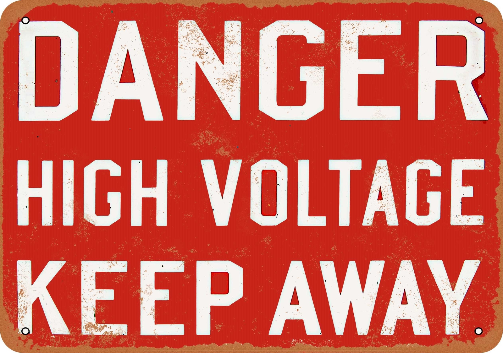 Metal Sign – Danger High Voltage Keep Away – Vintage Look Reproduction 2