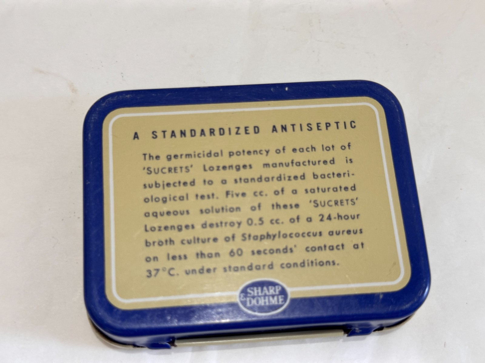 Vtg Apothecary Advertising Lot Phillips’ Sucrets Tins Velox Repair Kit TX Bottle