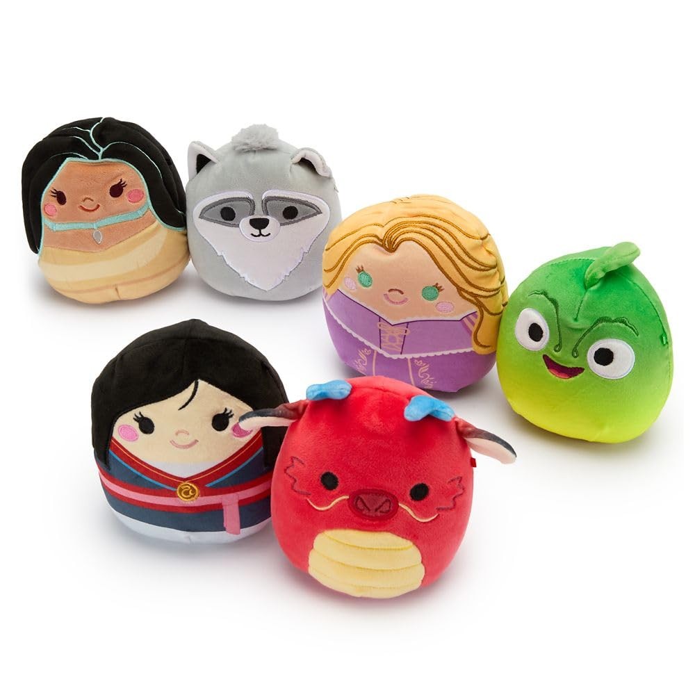 Disney Store Official Princess Squishmallows Plush Set – 6 5 inches