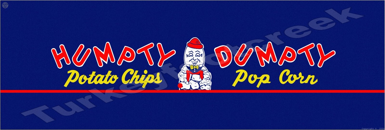 Humpty Dumpty Potato Chips Pop Corn Metal Sign 2 Sizes to Choose From