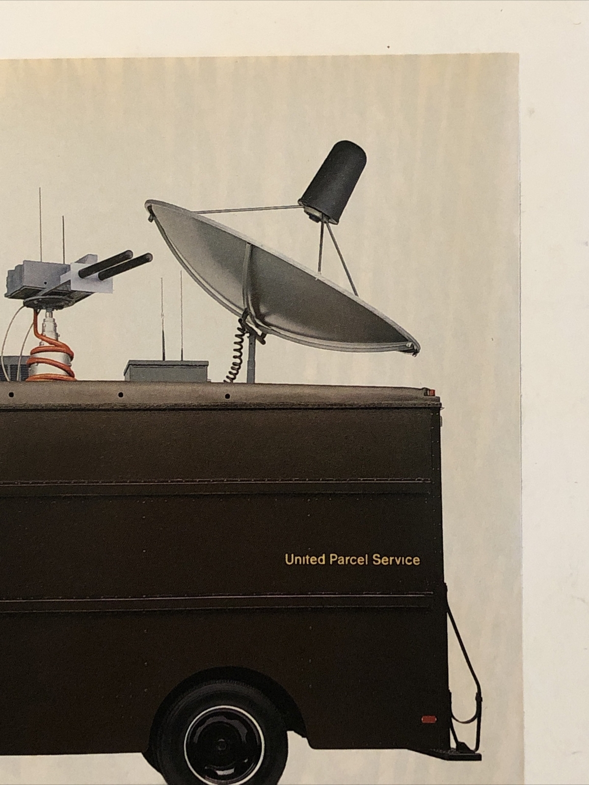 1993 UPS United Parcel Service PRINT AD TotalTrack Nationwide Tracking VTG 1990s