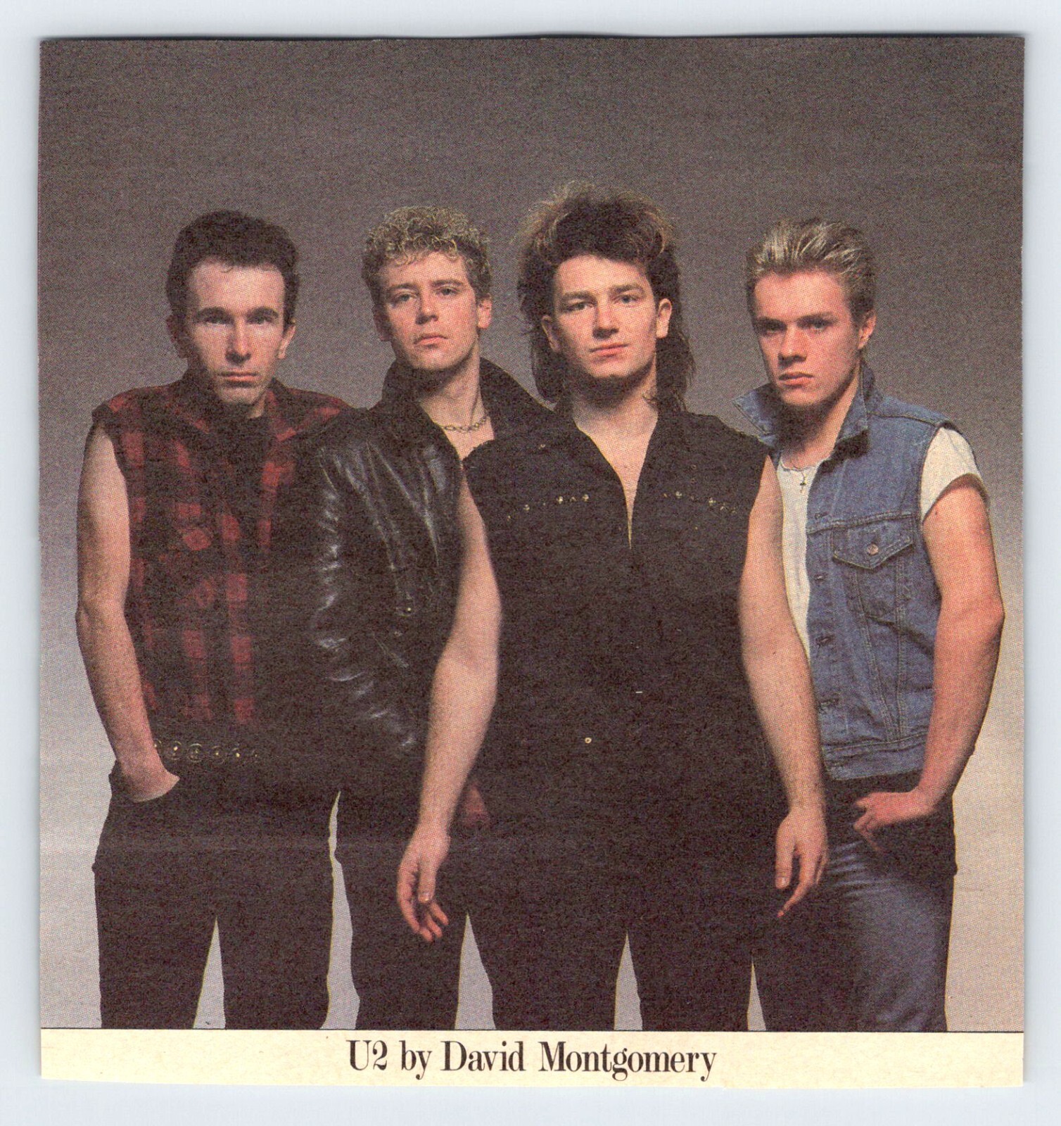 1983 U2 5″X5″ Magazine Clipping Photo 1980’s M498