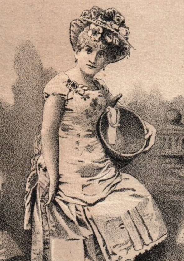 1870s-80s Warner Bros. Corsets Rose Temple As Patience L. Jones & Co. F122