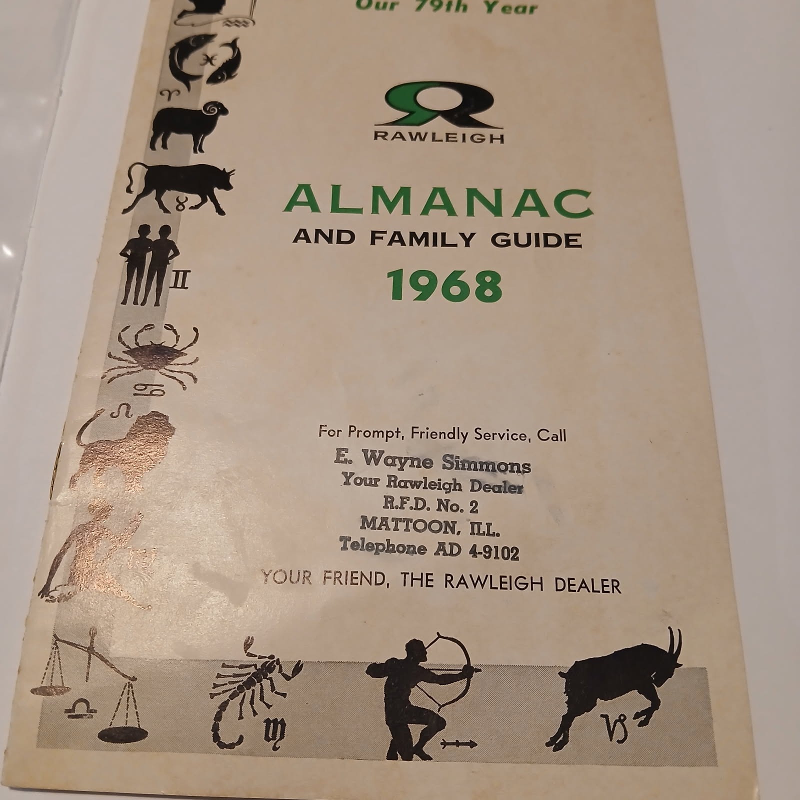Lot of 14 Vintage Mattoon, IL 1920’s, 1960’s – 1980’s Advertising Pieces