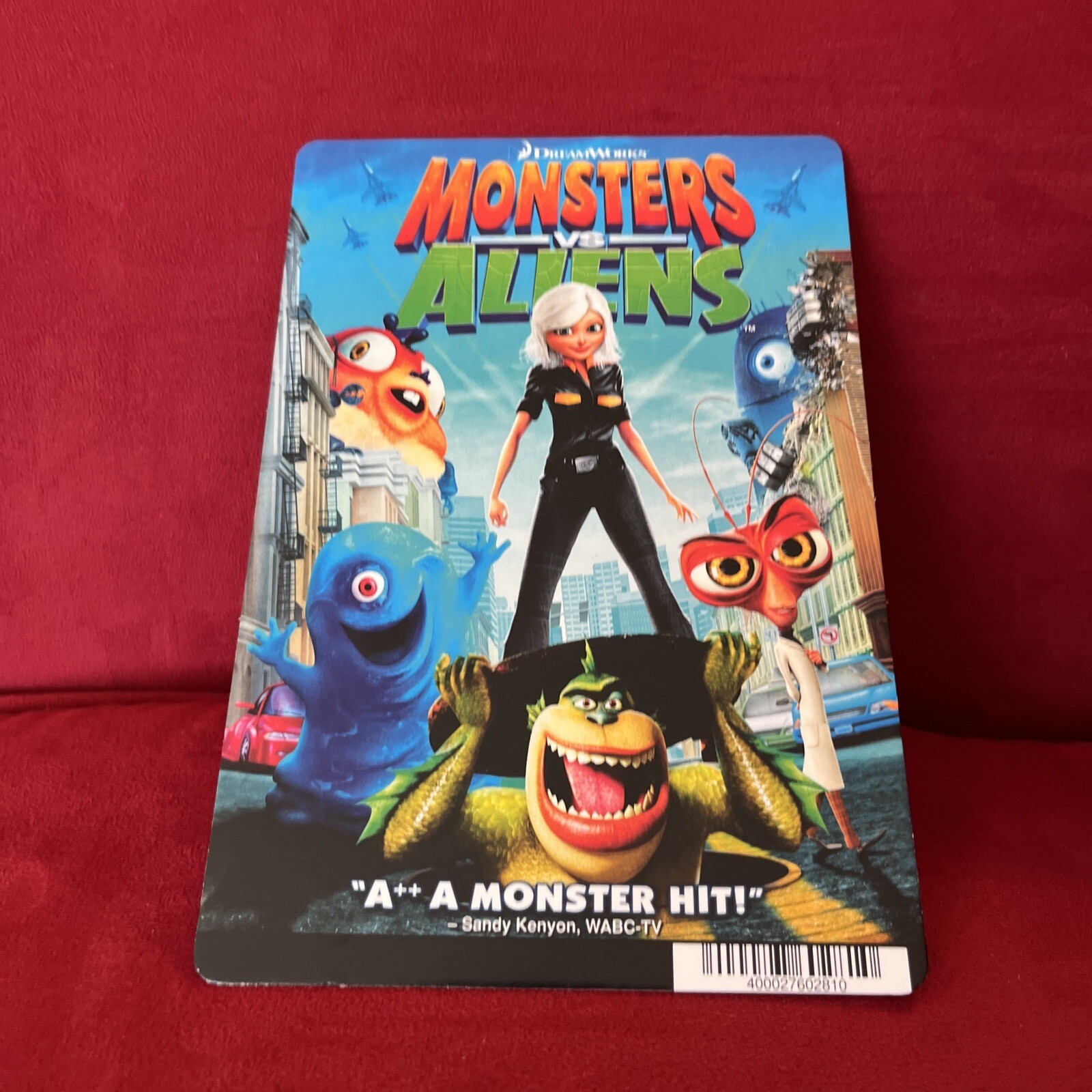 Blockbuster Movie Backer Card Mini Poster 5.5”x8” Dreamworks Monsters Vs Aliens