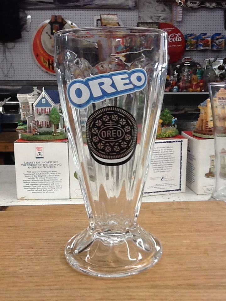 Oreo Cookie Milkshake Fluted Sundae Drinking Glass NUMMY SUMMER FUN