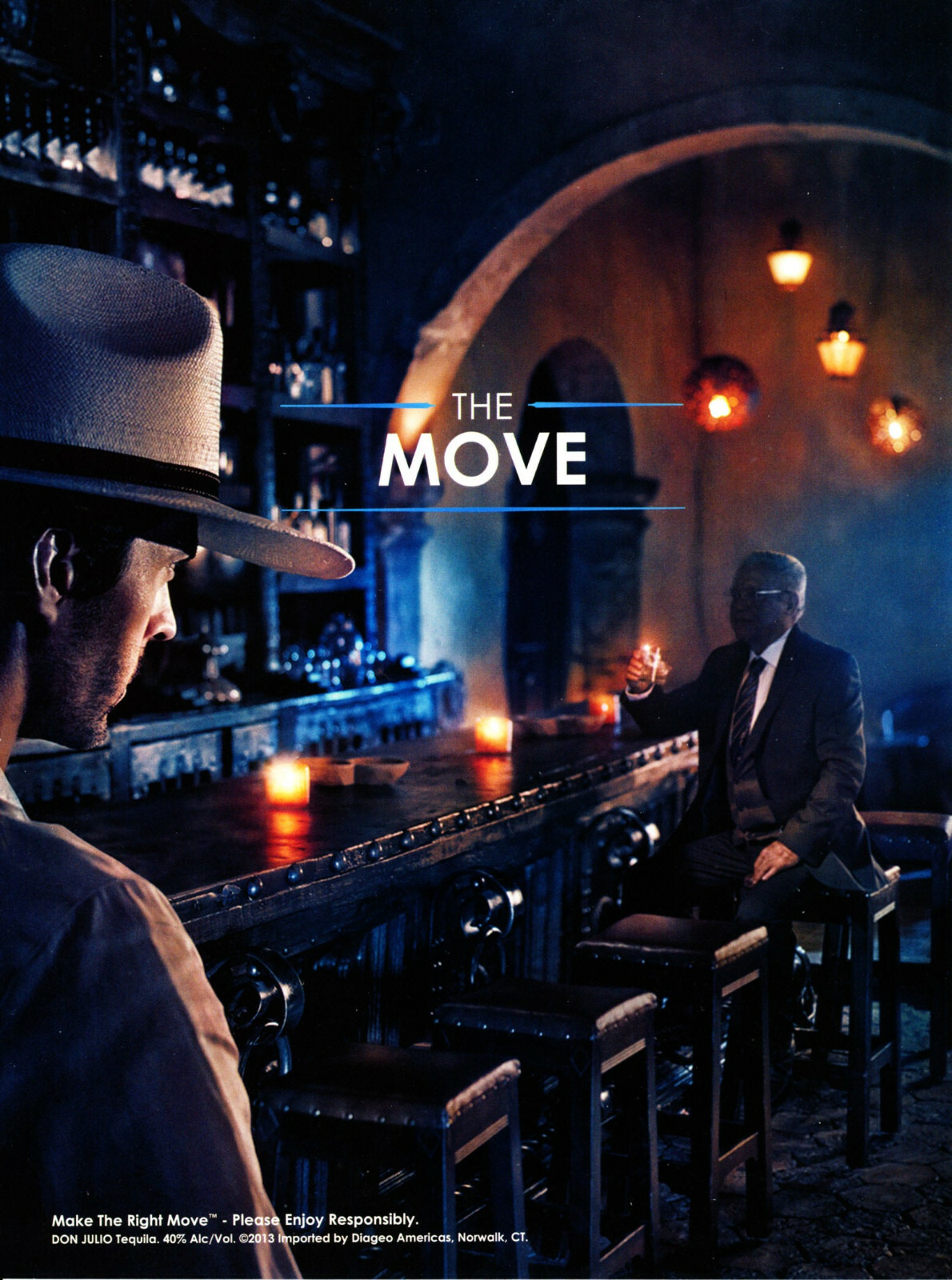 DON JULIO TEQUILA AD #5 RARE 2013 OOP 2 PAGES