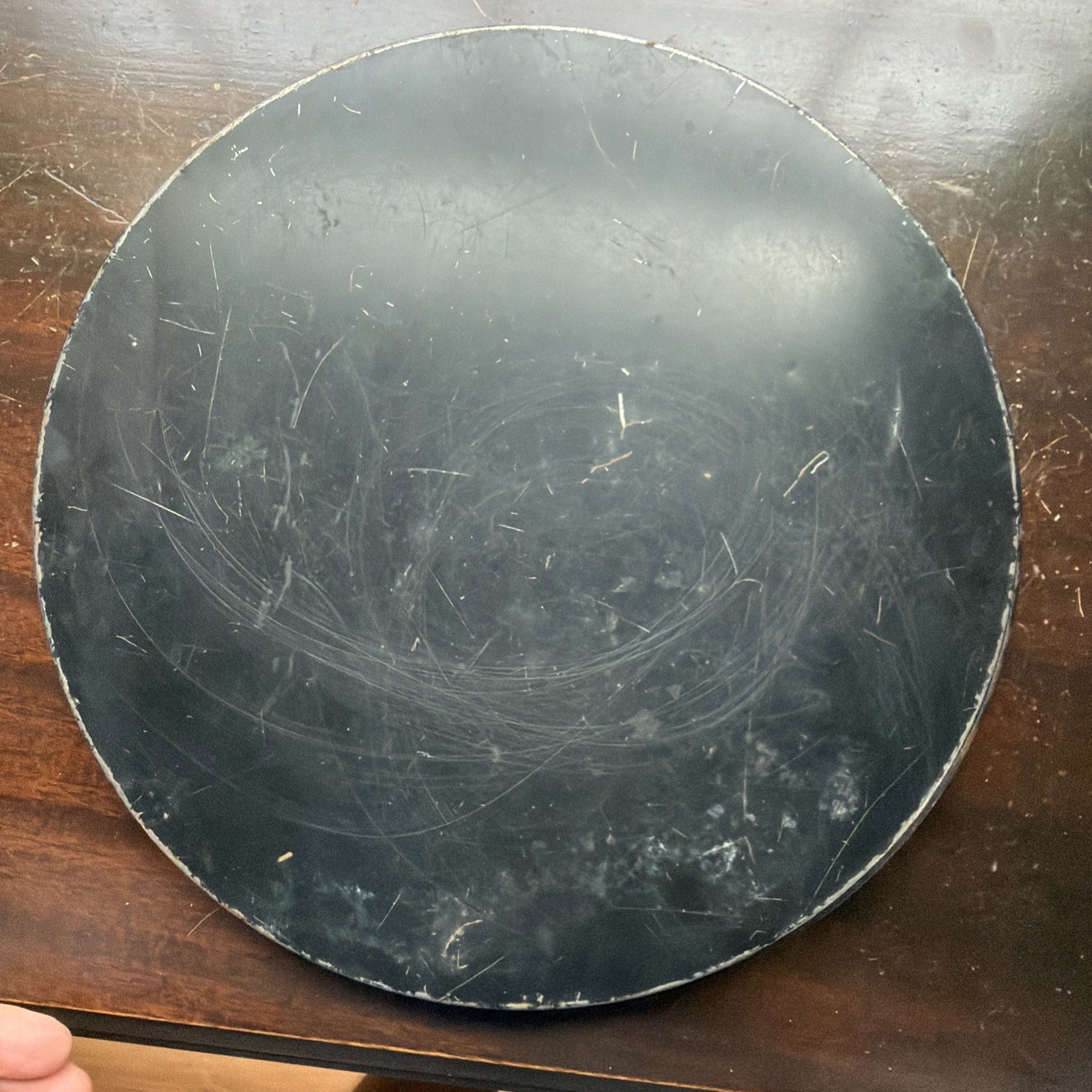 Vintage The Singer Manufacturing Co. Sewing Machine Round Metal Tray