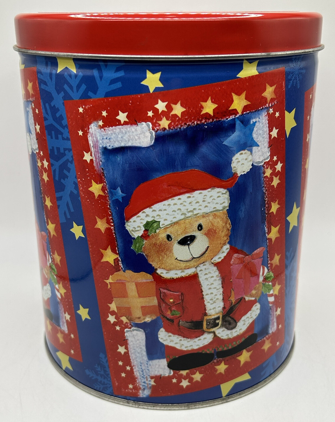 Shortbread Cookies Collectors Tin Little Dutch Boy Bakery Christmas Bear Vintage