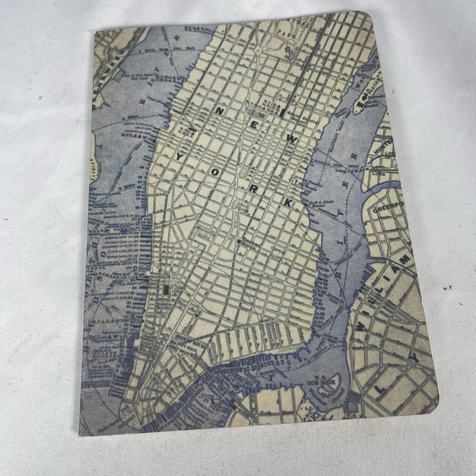 Vintage NYC Advertising Memorabilia Notebook – Blank Pages – New York Streets