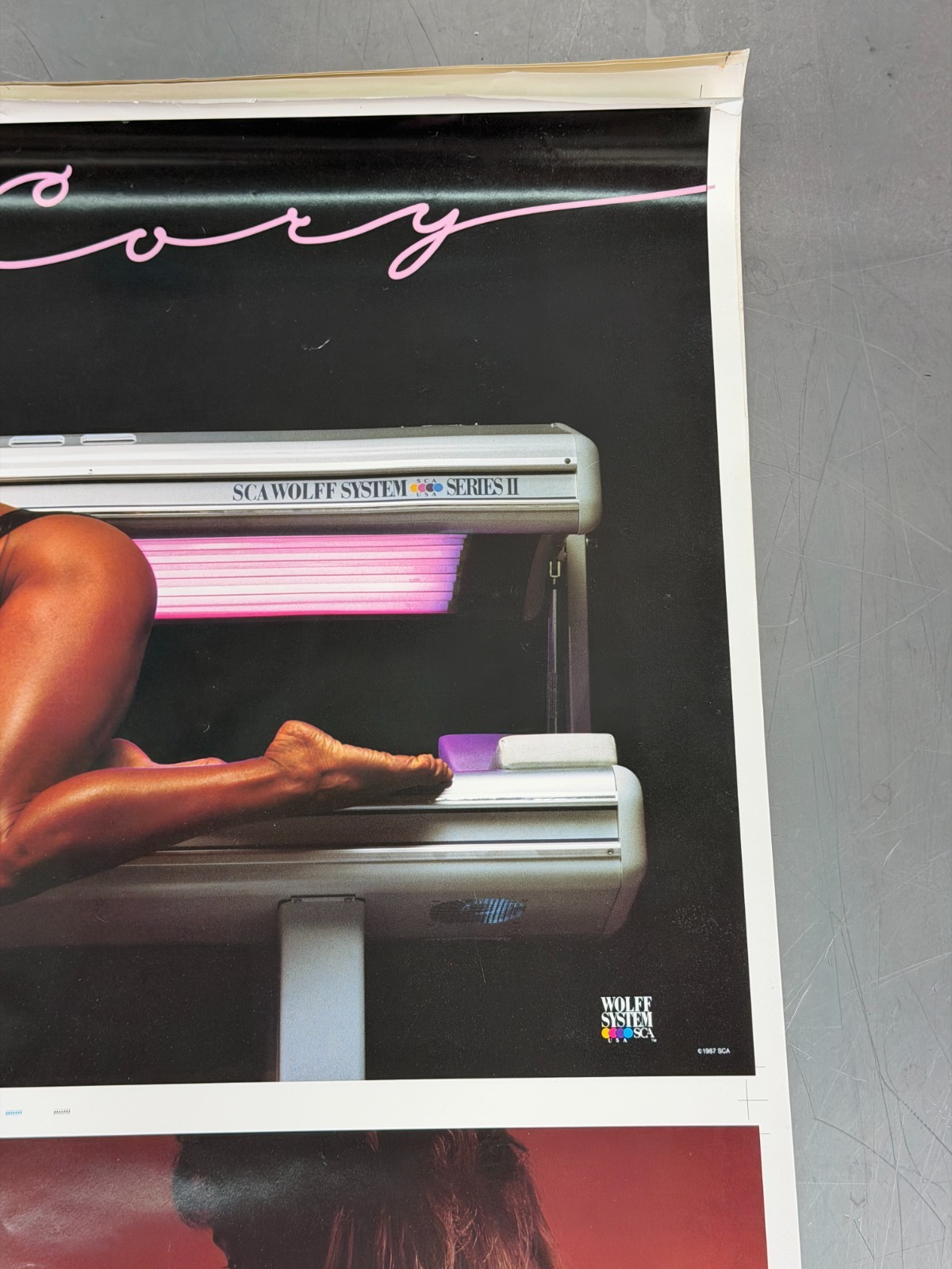 Vintage Wolff System Tanning Poster Uncut Sheet – Cory Everson Bodybuilding