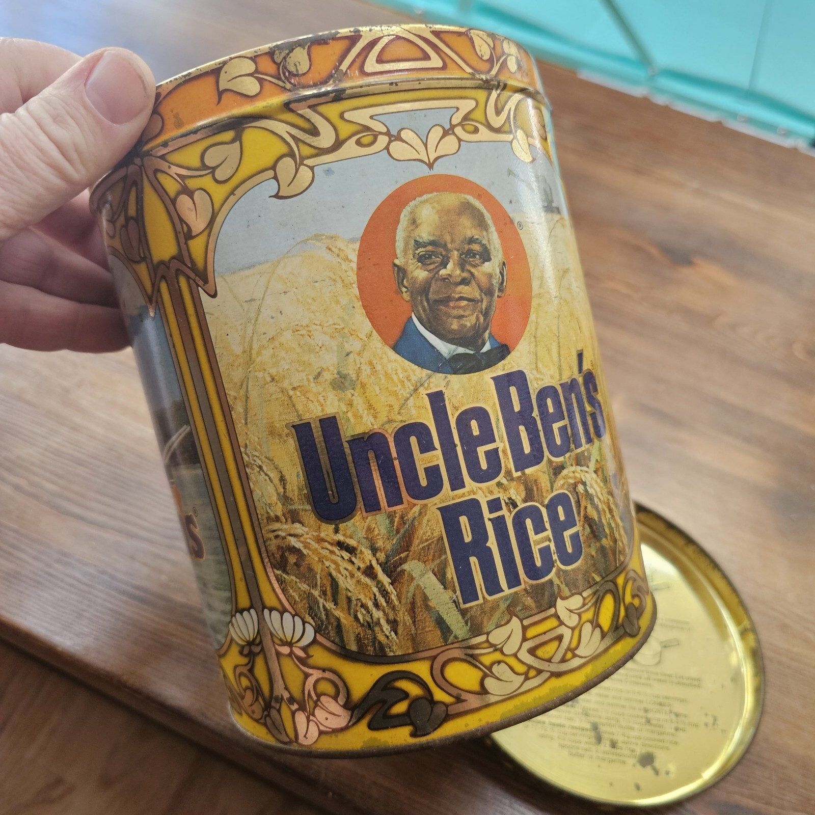 Uncle Ben’s Rice 40th Anniversary Limited Edition Tin Canister 1983 Vintage