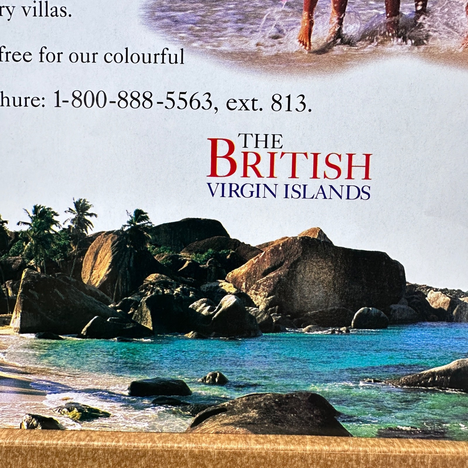 1993 British Virgin Islands Tropical Vacation Vintage Print Ad Travel Advert Art