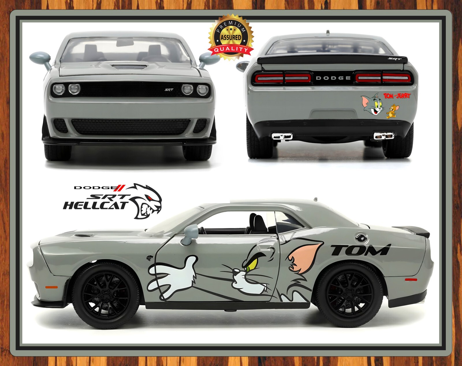 2015 Dodge Challenger Hellcat SRT – Tom & Jerry Edition – Metal Sign 11 x 14