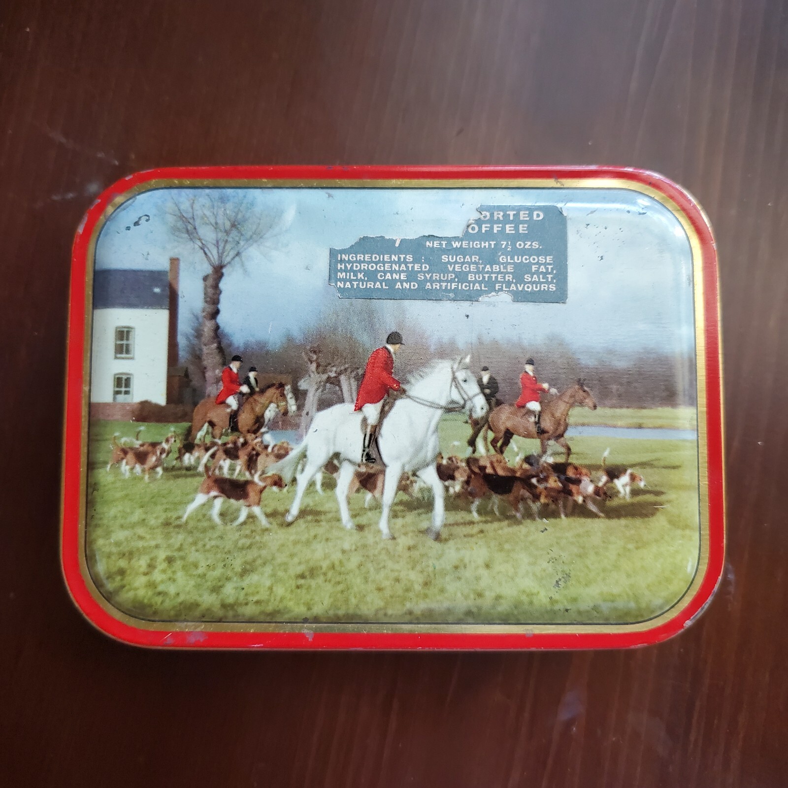 Vintage Edward Sharp’s & Sons Toffee Candy Biscuit Tin, Made In England Kent