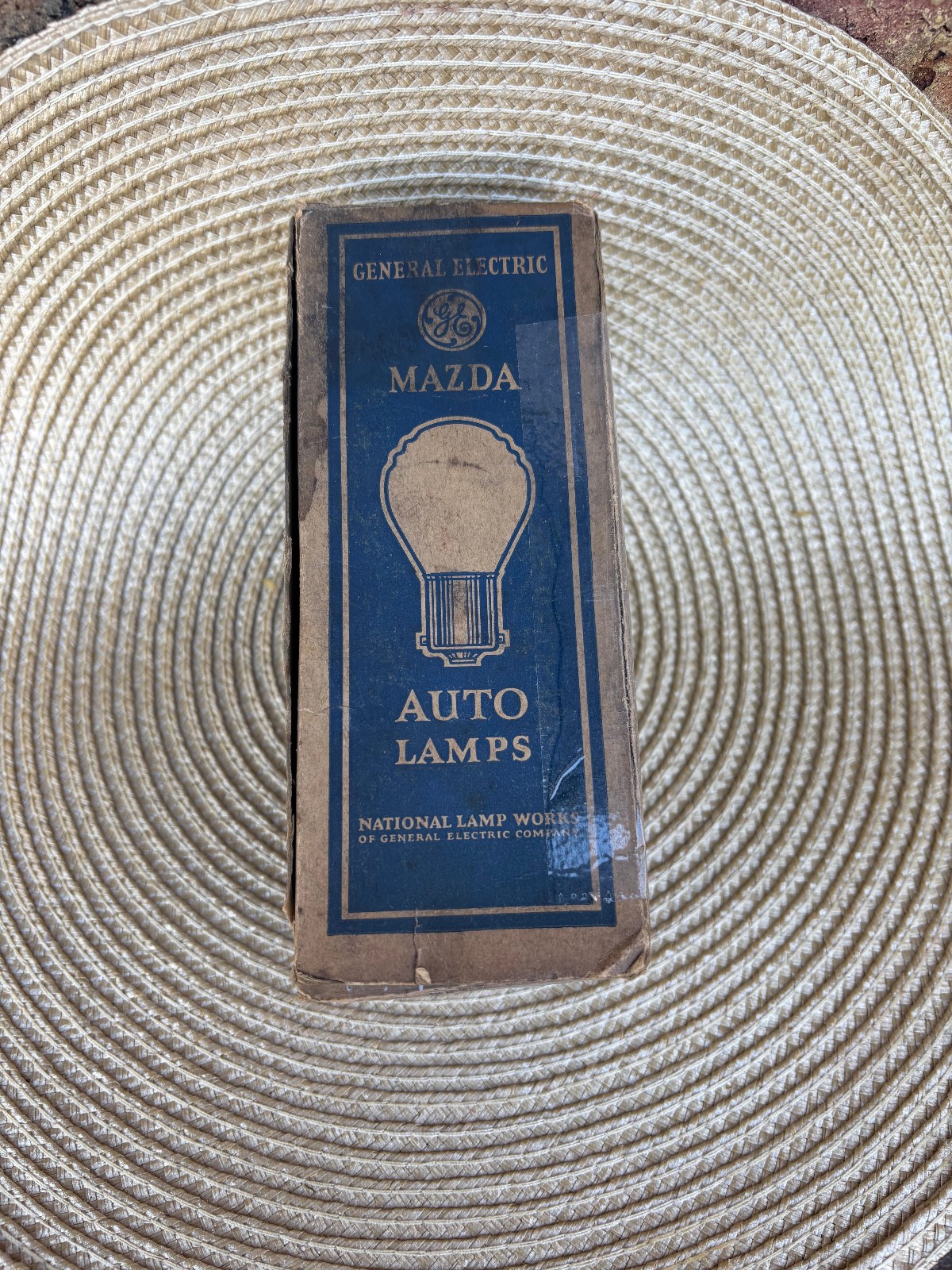 Antique General Electric GE Mazda Auto Lamps 10-Light Bulbs