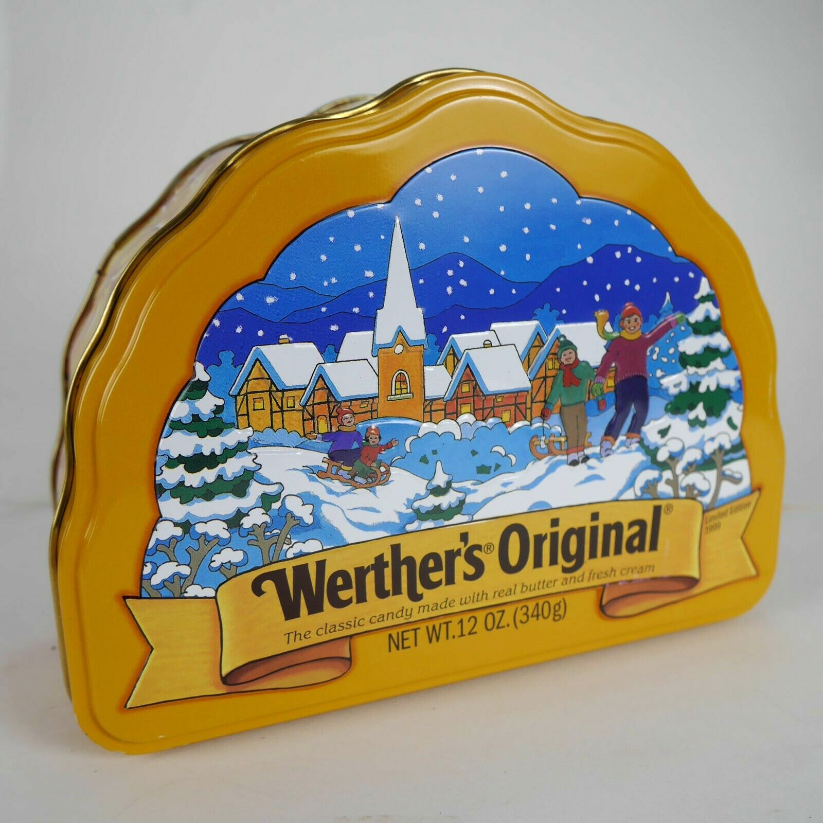 Vintage Werther’s Original Butterscotch Tin Collectible Advertising Container
