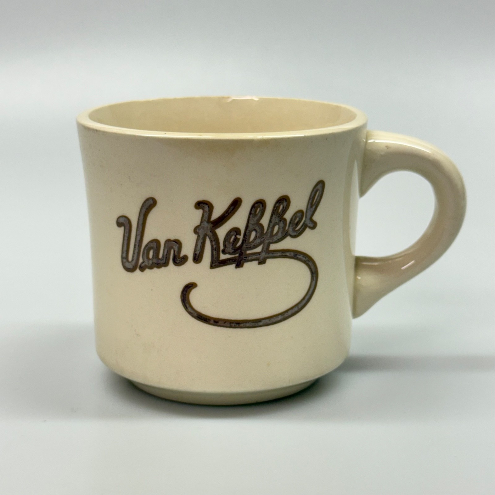 Vintage Advertising Coffee Mug G.W. Van Keppel Co Kansas City MO Equipment Sales