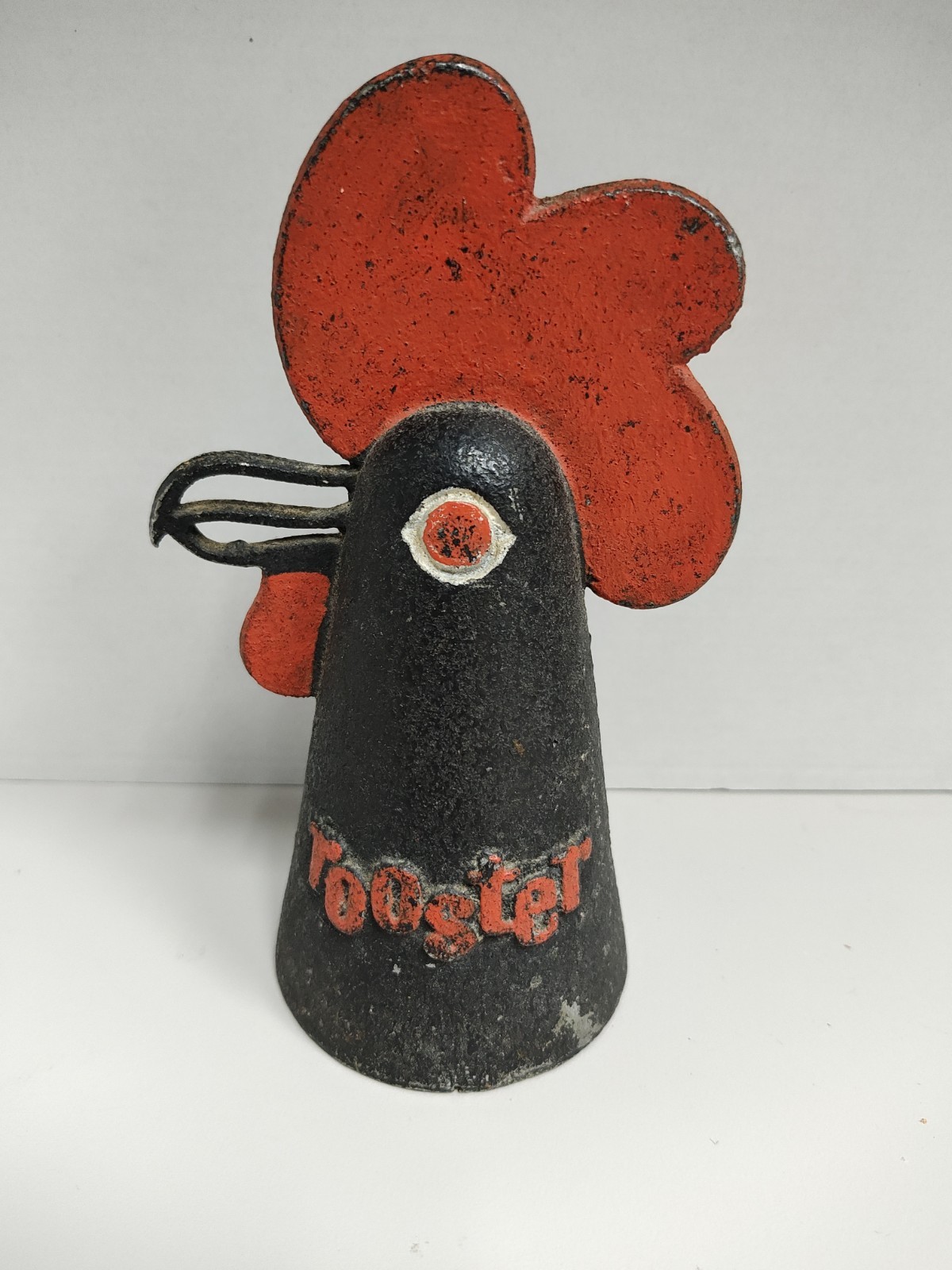 Vintage Rooster Tie Co Cast Metal Store Display Topper Circa 1960 Advertising