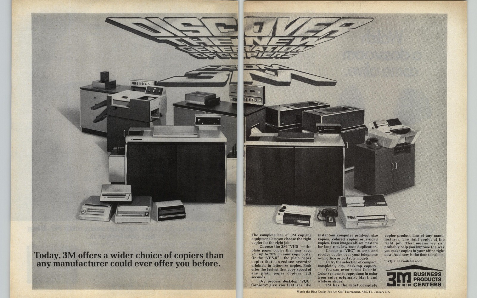 1973 Print Ad 3M Business Products Center Copier Copy Machines Magazine Ephemera