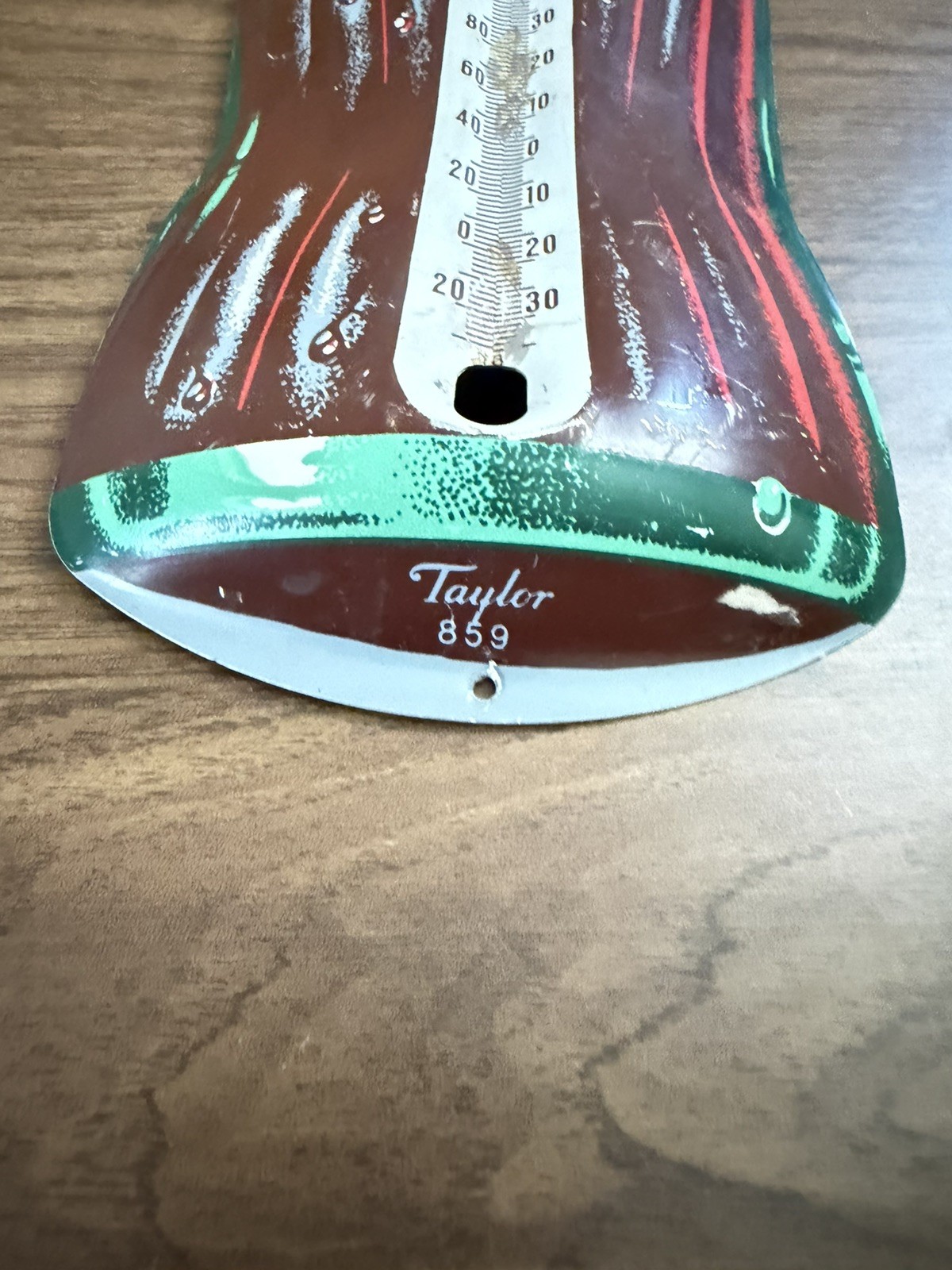 Vintage Coca-Cola Coke Bottle – Taylor 16.5″ #859 Tin Thermometer