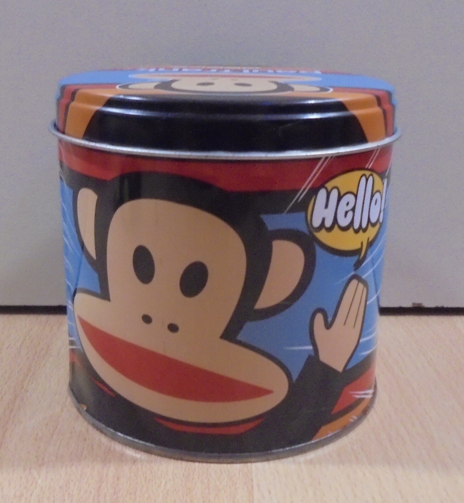 APPLE PAUL FRANK ADVERTISIGN TIN BOX EMPTY 2014