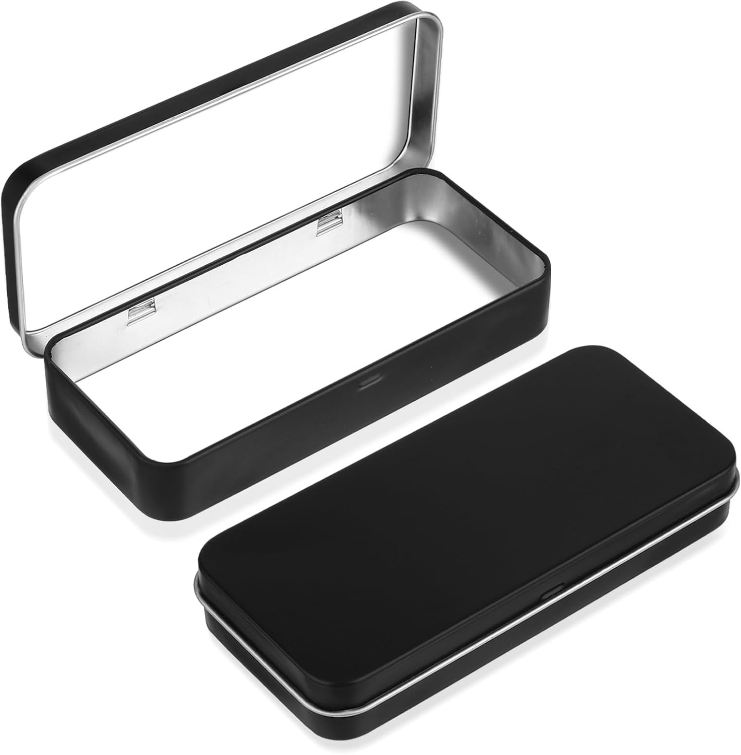 Durable Alloy Steel Hinged Tin Box – Stylish Storage for Crafts and Small Items