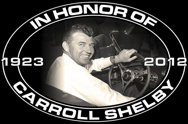 Carroll Shelby 1923-2012 Metal Sign